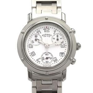 Hermes Clipper Chronograph CL1.310 SS Quartz Watch